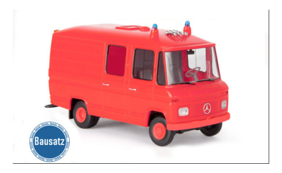 Brekina BRE10220 Mercedes Sortiment zum Bau von 1 L 508 RTW rot - rot 1:87
