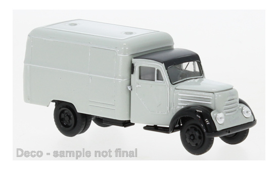 Brekina 30724 Robur Garant Koffer, hellgrau/schwarz, 1953 1:87