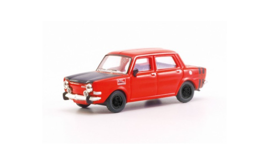 Herpa 024358-003 Simca Rallye II, rot / Felgen schwarz 1:87