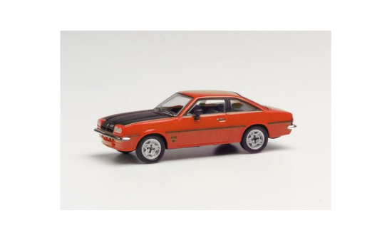 Herpa 024389-007 Opel Manta B, blutorange/schwarz 1:87