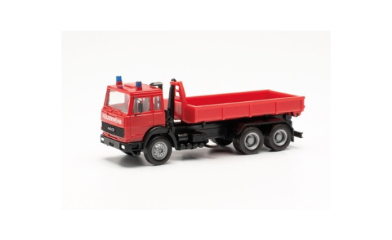 Herpa 097178 Magirus Abrollmulden-LKW Feuerwehr 1:87