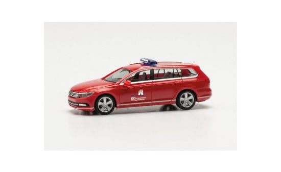 Herpa 097192 VW Passat Variant GTE Feuerwehr Hamburg / 150 Jahre 1:87