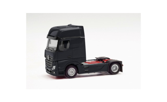 Herpa 309202-003 Mercedes-Benz Actros Gigaspace Zugmaschine, schwarz 1:87