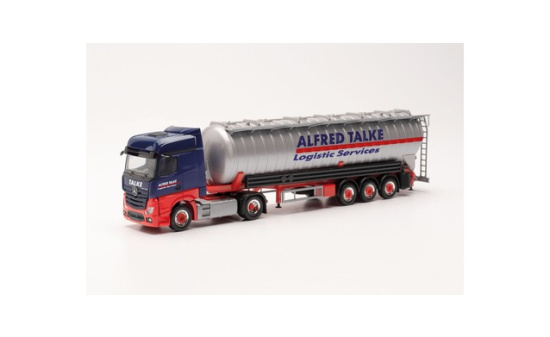 Herpa 314725 Mercedes-Benz Actros Bigspace `18 ADR Saugsilo-Sattelzug Alfred Talke (Nordrhein-Westfalen/Köln) 1:87
