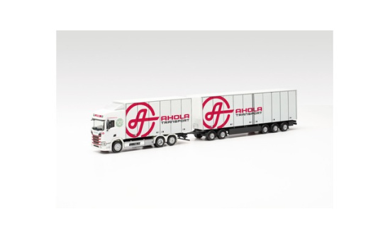 Herpa 315678 Scania CR 20 HD Schwedencombi Ahola Transport (Finnland/Kokkola) - Vorbestellung 1:87