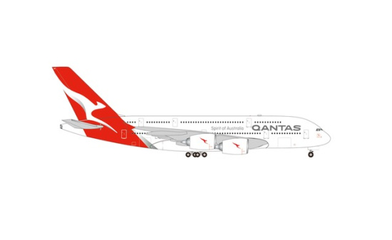 Herpa 531795-001 Qantas Airbus A380 VH-OQB Hudson Fysh 1:500