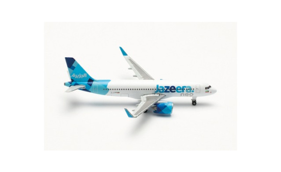 Herpa 536387 Jazeera Airways Airbus A320neo 9K-CBB 1:500