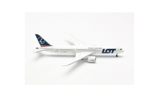 Herpa 536646 LOT Polish Airlines Boeing 787-9 Dreamliner SP-LSG 1:500