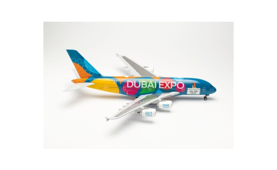 Herpa 572408 Emirates Airbus A380 Expo 2020 Dubai - Be Part of the Magic A6-EOT - Vorbestellung 1:200