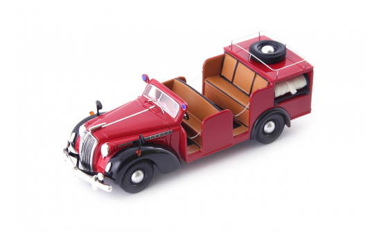 Autocult 12016 Opel Admiral Feuerwehr, rot 1:43