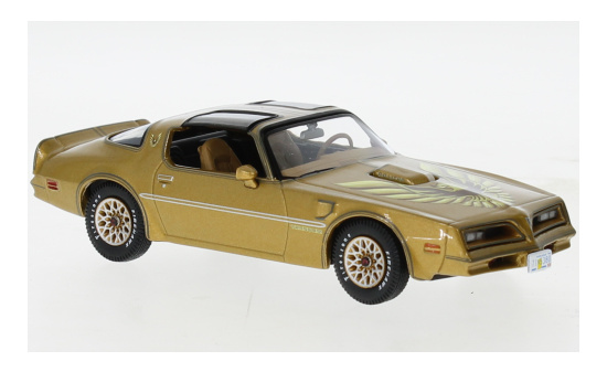 IXO CLC412N Pontiac Firebird Trans Am, metallic-gold/Dekor, 1978 1:43