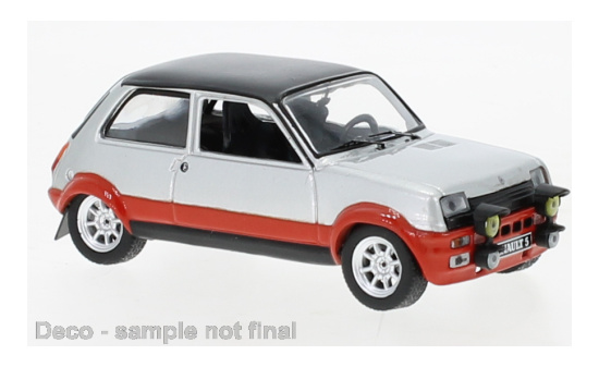 IXO CLC466N22 Renault 5 Alpine Custom, silber/rot, 1978 1:43