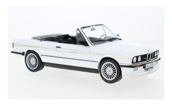 MCG 18383 BMW Alpina C2 2.7 Cabriolet, weiss/Dekor, Basis: E30, 1986 1:18