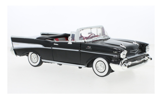 Motormax MOM79831 Chevrolet Bel Air Convertible - schwarz , weiss - James Bond 007 - Dr.No 1:18