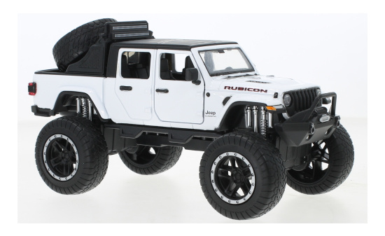 Motormax 79145 Jeep Gladiator Rubicon Offroad, weiss, ca. 1:27, 2021 1:24