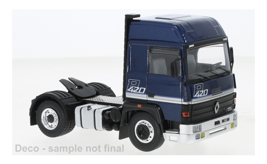 IXO TR13522 Renault R420, metallic-dunkelblau, 1986 1:43