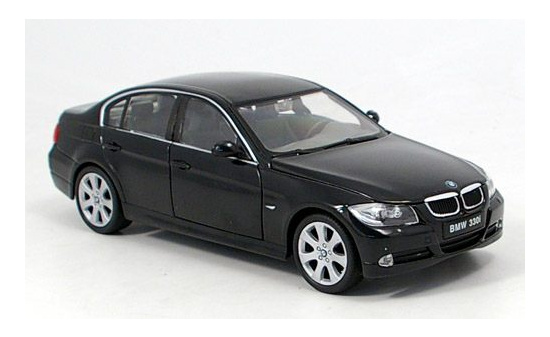 Welly WEL22465W-BLACK BMW 330i (E90) - schwarz - Vorbestellung 1:24