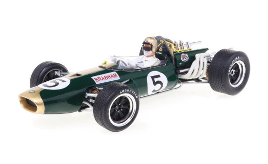 MCG 18608F Brabham BT20, No.5, Formel 1, GP Mexico, J.Brabham, 1966 1:18