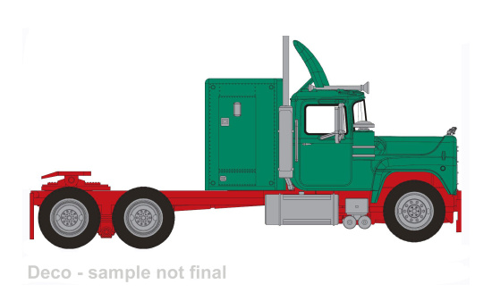 Brekina BRE85803 Mack RS 700 - grün , rot 1:87