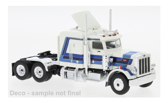 Brekina 85714 Peterbilt 359, weiss/blau, 1973 1:87