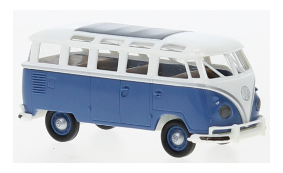 Brekina 31847 VW T1b Samba, weiss/blau, 1960 1:87