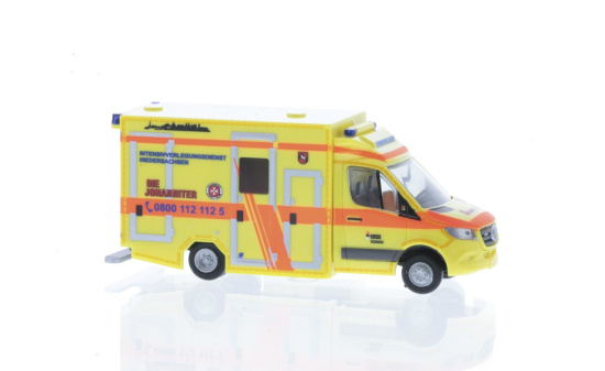 Rietze 76253 GSF RTW ´18 Johanniter Intensivverlegungsdienst Niedersachsen, 1:87 1:87