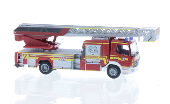 Rietze 71666 Magirus DLK Atego ´19 L-AS FW Bessenbach, 1:87 1:87