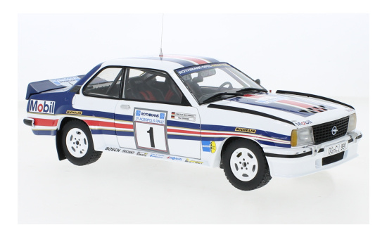 Sun Star 5379 Opel Ascona B 400, No.1, Rothmans Opel Rally Team, Rothmans, Rallye WM, Rally Acropolis, W.Röhrl/C.Geistdörfer, 1982 1:18