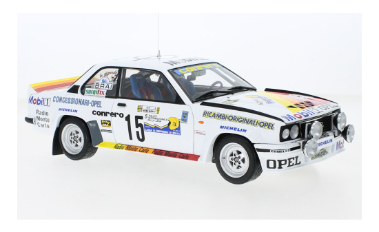 Sun Star 5376 Opel Ascona B 400, No.15, Conrero Squadra Corse, Rally della Lana, M.Biasion/R.Dalpozzo, 1982 1:18