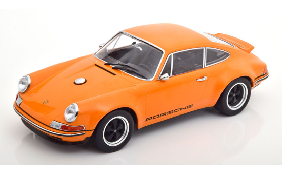 KK-Scale KKS180443 Singer 911 Coupe - orange -  1:18