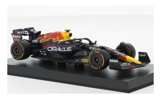 Bburago 18-38062P Red Bull RB18, No.11, Oracle Red Bull Racing, Red Bull, Formel 1, mit Figur, S.Perez, 2022 1:43