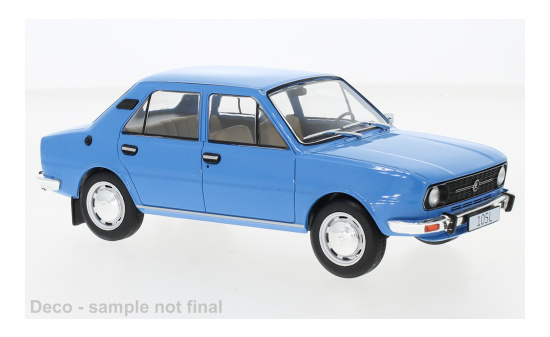 WhiteBox 124140 Skoda 105L, blau, 1976 1:24