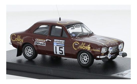 Trofeu RRUK85 Ford Escort MK I RS 1600, No.15, Colibri Lighters, Rallye WM, RAC Rallye, M.Alen/P.White, 1974 1:43