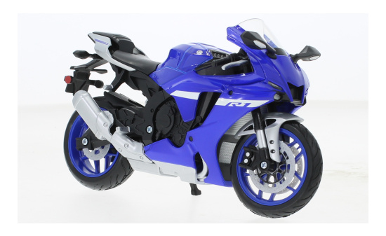 Maisto 20-21847BLUE Yamaha YZF-R1, blau, 2021 1:12