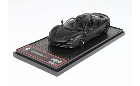 BBR BBRC256MB Ferrari SF90 Spider PACK FIORANO - Black Matt DS 1250 1:43