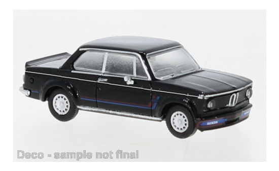 PCX87 PCX870442 BMW 2002 turbo, schwarz/Dekor, 1973 1:87