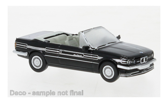 PCX87 PCX870446 BMW Alpina C2 2,7 Cabriolet, schwarz/Dekor, 1986 - Vorbestellung 1:87