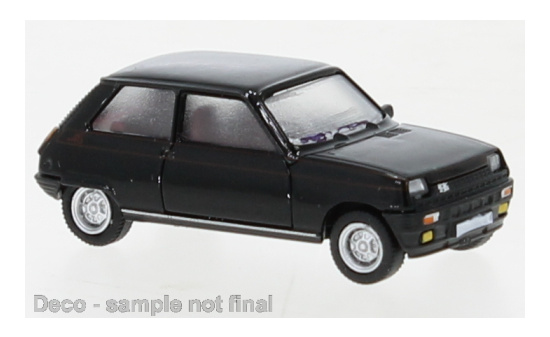 PCX87 PCX870509 Renault 5 Alpine, schwarz, 1980 1:87