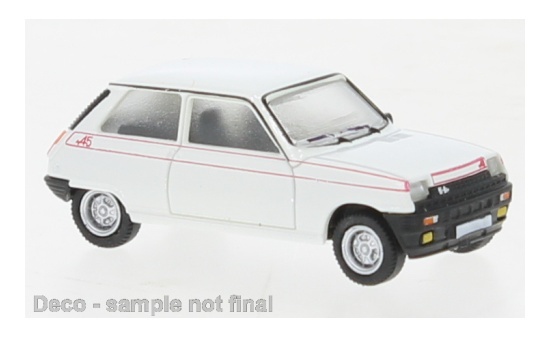 PCX87 PCX870511 Renault 5 Alpine, weiss, 1980 1:87