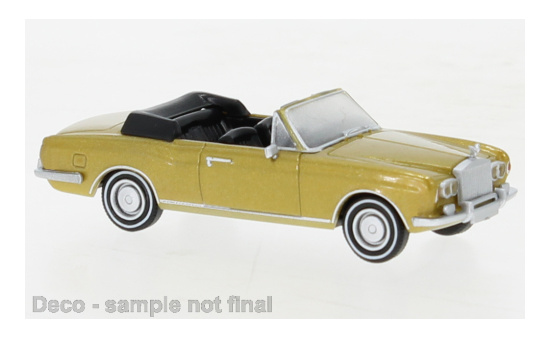 PCX87 PCX870514 Rolls Royce Corniche, gold, 1971 1:87