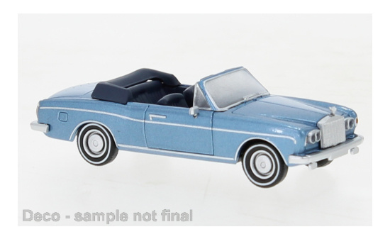 PCX87 PCX870513 Rolls Royce Corniche, metallic-blau, 1971 - Vorbestellung 1:87