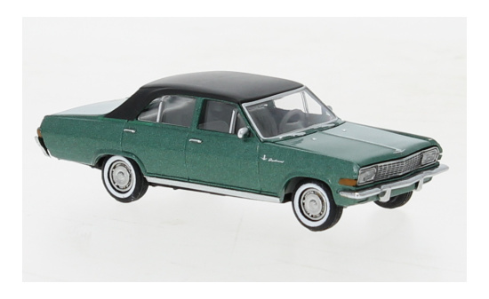 Brekina 20760 Opel Diplomat A, metallic-grün/schwarz, 1964 1:87