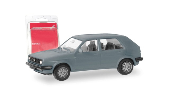 Herpa 012195-009 Minikit VW Golf II 4-türig, fehgrau 1:87