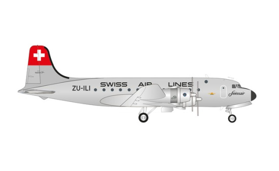 Herpa 572491 Swissair Douglas DC-4 ZU-ILI 1:200