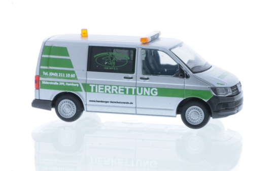 Rietze 53785 Volkswagen T6 Tierrettung Hamburg, 1:87 1:87