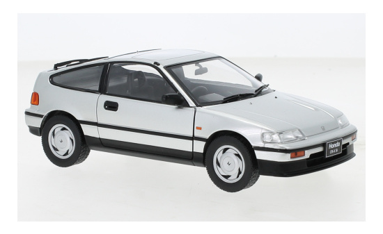 WhiteBox 124131-O Honda CR-X, silber, RHD, 1987 1:24