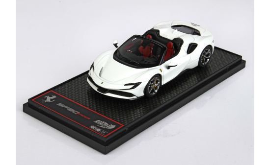 BBR BBRC244E Ferrari SF90 Spider  - Avus white 1:43