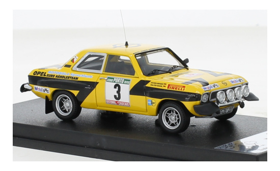 Trofeu DSN-55 Opel Ascona A, No.3, Rallye WM, Rallye Portugal, W.Röhrl/J.Berger, 1975 1:43