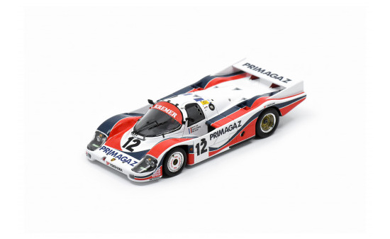 Spark S9869 Porsche 956 No.12 24H Le Mans 1986 - P. Yver - H. Striebig - M. Cohen-Olivar (Verfügbar ab März) 1:43
