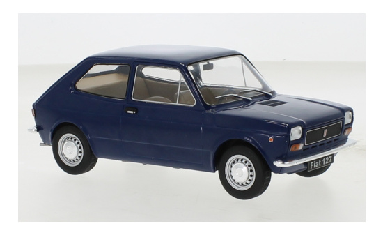 WhiteBox 124148 Fiat 127, dunkelblau, 1971 1:24